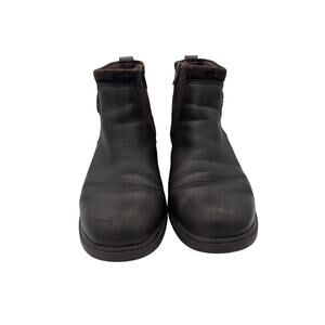 Women’s UGG Size 9 Leather Buckle Dark Brown Ankle Boots